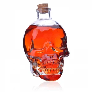 100ml/180ml/400ml/750ml skull human skeleton shape wine glass empty bottle dispenser