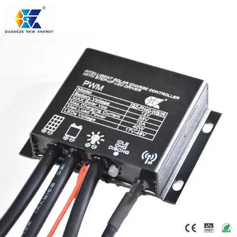 Buy 10a 12v Battery Charge Controller Solar Street Light Pwm Solar ...