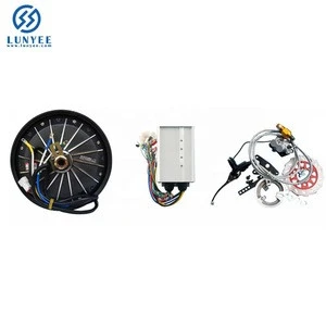 10inch 48v 60v 72v 1000w Hub Motor Kit For Electric Motorcycle DIY With Controller and Hydraulic Disc Brake System