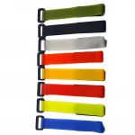 10PCS Fishing Rod Tie Holders Straps Belts Suspenders Fastener Hook Loop Cable Cord Ties Belt Fishing Tackle Fishing Accessories