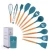 Import 11Pieces Silicone Stainless Steel Kitchen Cooking Tools Stand Kitchenware Spatula Silicone Kitchen Utensils Set from China