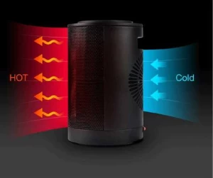 1200W personal ptc heater with oscillation ptc room heater round ceramic heater