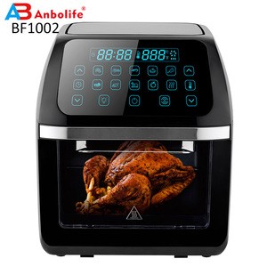 12L Air Fryer Oven 8 Presets 1800W Digital Air Fryer Countertop Oven with Complete Set of Dishwasher Safe Accessories