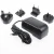 Import 12v 3a Interchangeable power supply with uk eu us au plugs 2020 New from China