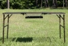 135cm 3-folding iron mesh camping bbq table