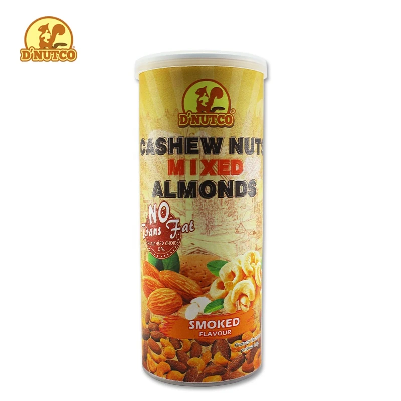 150g D&#x27;NUTCO Cashew Nuts Mixed Almonds - Smoked Flavour