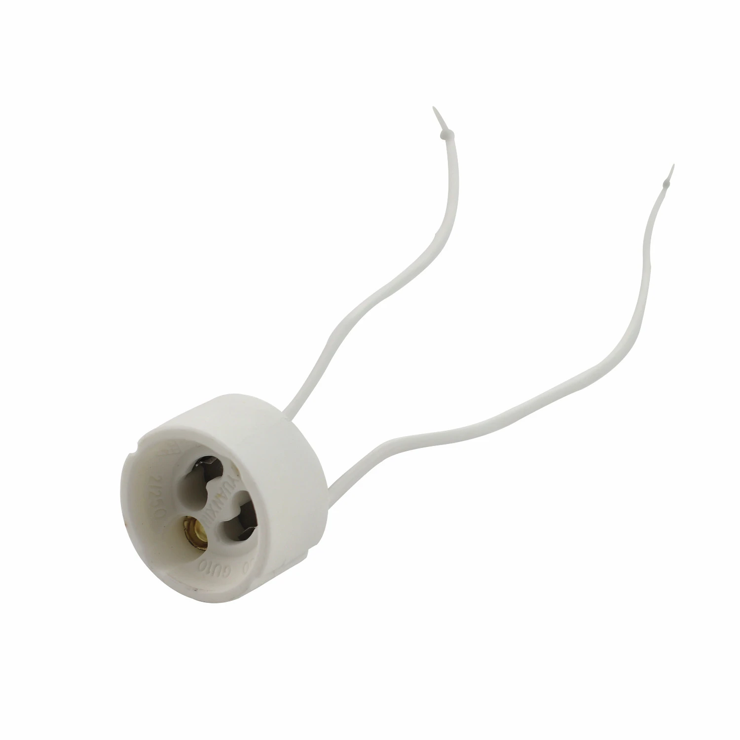 15cm Base GU10 Ceramic Lamp Socket Holder Connecter Lampholder With Wire Can Customize Length