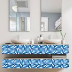 15pcs Charm self adhesive crystal 3d mosaic waterproof oil proof kitchen wall decoration sticker wallpaper for home cabinet deco