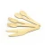 Import 160mm Wood disposable fork China factory fork Flatware set from China