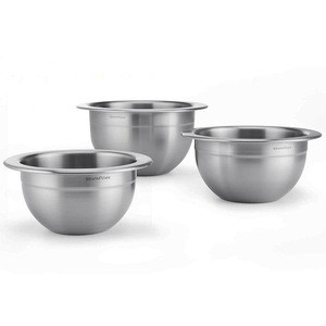 18/10 stainless steel multi-purpose cooking bowl deep bowl thickening cooking pot egg /salad bowl noodle mixing dish baking tool