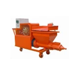 1.8m3/h Diesel 50l Gypsum Plaster Mini Mortar Cement Spray Rendering Machine