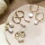 Import 19528 Dvacaman 2019 Fashion Creative  Charm Fresh Water Pearl Hair Hoop Jewelry Accessories Drop Dangle Earring Wedding Gift from China
