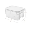 1.9L Freezer food storage container plastic food contianer with removerable LId
