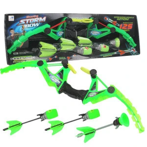 1Set Archery Bow And Arrow Set Children Toy Kit With 2 Sponge Arrow Darts Safety Outdoor Camping Shooting Accessories