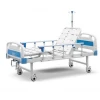 2 Cranks Manual Paramount Comfortable Hospital Bed with ABS Headboard and Aluminum Alloy rail