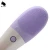 2 in 1 IPX7 Waterproof sonic Silicone facial brush Bamboo fiber electric wash brush with heat massager function device