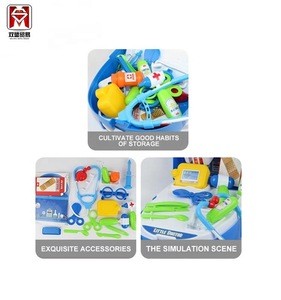 2 in 1 kids DIY pretend doctor backpack game play house toy