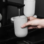 2 PCs/Set Diatomite PP Bathroom Tumblers Brushing Cup Couple Lovers Family Sisters Use Gift Toothbrush Cup Toothpaste Holder