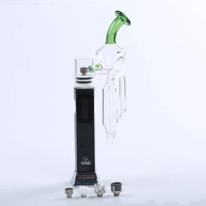 2017 best vaporizer high times shatter dabbers G9 TCport glass smoke pipe for wax for shatter