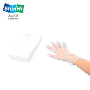 2017 hot sales biodegradable glove compostable glove hot with competitive price