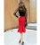 Import 2018 Custom Womens Slim Fit Midi Pencil Skirt With Good Quality from China