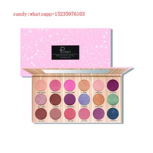 2018 new design 18 color custom makeup high pigment private label eyeshadow palette