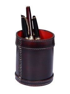 2018 New style Design Multifunction Funny Leather Pen Holder