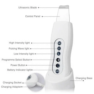2018 Professional beauty equipment ultrasonic skin scrubber