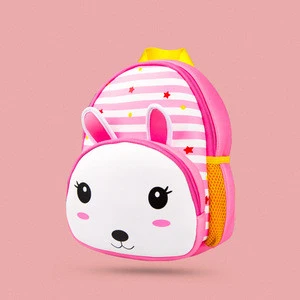 2018 water proof neoprene cute toddler hot sale anime school bags and backpack