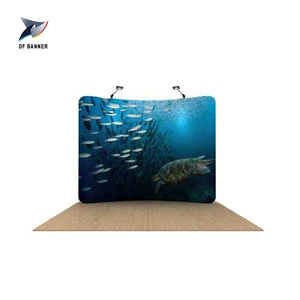 2019 New hot sale Tension fabric display / pop up display stand / trade show backdrop