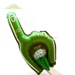 2019 Promotional cheap inflatable cheering sticks/ PE flash bang bang stick/noise maker for sport events