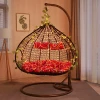 2020 Customized Design Outdoor Rattan Style Egg patio Swing Hanging Chair