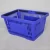 Import 2020 hot sale non-foldable plastic basket for supermarket shopping without wheels from China