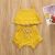 Import 2020 Newborn Toddler Baby Girl Ribbed Solid Clothes set baby Vest Top T-Shirt Pants Shorts 2Pcs Ruffled Outfit from China