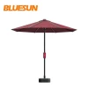 2021 new stylish 10ft Hot sale Solar outdoor Garden Patio solar Beach Umbrella with USB Mobile Phone Charger