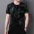 Import 2021 summer round neck printed short sleeve t-shirt mens youth Korean casual loose mens T-shirt wholesale from China