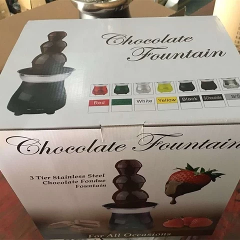 2022 hot sale Triple Tiers Chocolate Fountain for Home Use