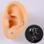 Import 20G CZ Zircon Ear Studs Tragus Curved Steel Cartilage Stud Helix Rook Conch Screw Back Earring Piercing Jewelry Wholesale from China