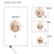 Import 20mm Charm Hardwood smiley face doll head wood beads boys and girls wood products DIY children for jewelry making from China