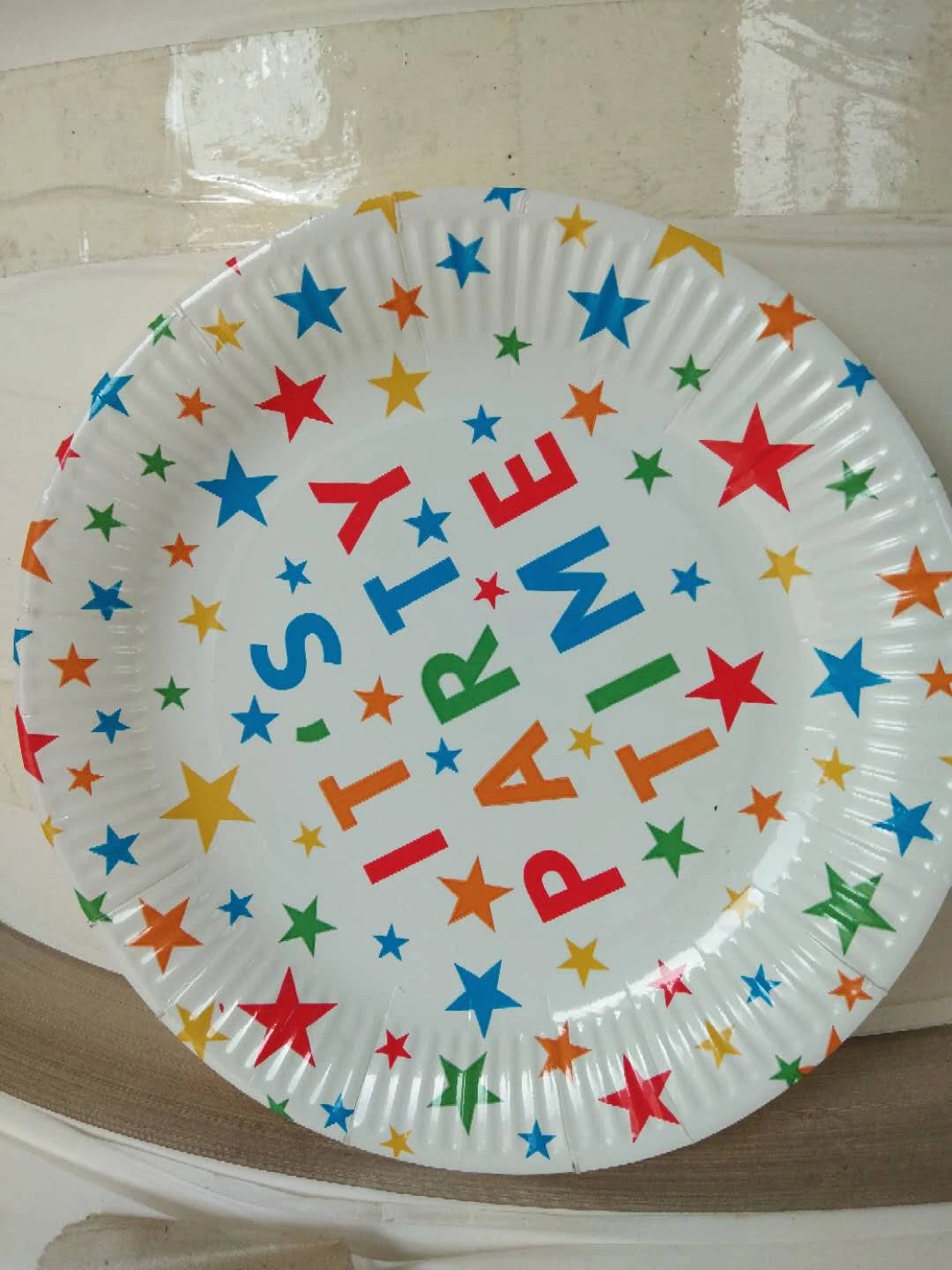 210g  white cardboard eco friendly  printed disposable  paper plates