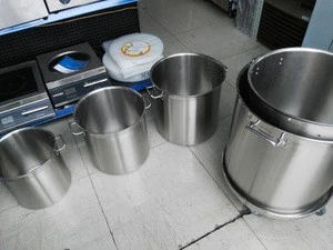 21L Stainless steel pot /3mm thickness stock pot with compound bottom