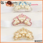 22 Color Options Baby Headband - Pearl Crown Hairband - Infant Hair Accessories