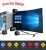 Import 23.8 27 inch USB VGA HD curved screen desktop with CPU core i7 8th generation Full HD display PC desktops computer gaming AIO from China