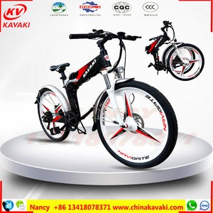 26 Inch 48V 350W 500W E-bicycle With Integrated Wheel 10.4AH Hidden Battery Mountain Bike Electric