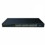 260W OEM/ODM Rack Type 100M 24GE POE + 2GE UP+1G SFP 24 Port POE managed Switch