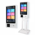27" 32" interactive kiosk touch screen POS system machine self service payment order kiosk for McDonald's/KFC / restaurant