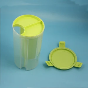 3 Compartments BPA Free Plastic Home Kitchen Food Grain Storage Tool Bottle Box Case Container Organizer