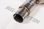 304 stainless steel 2.0 exhaust kit emission silencer system with end pipes for Volkswagen VW Scirocco