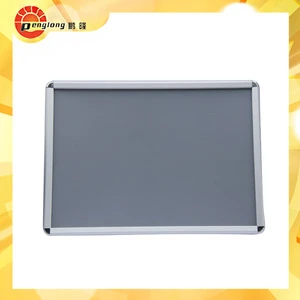 32mm silver menu poster frame Square advertising notice snap board