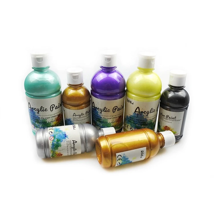 36 Colors Color Acid Metallic Water Based Acrylic Paint